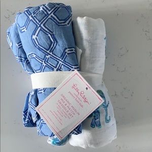 Pottery Barn Kids Lilly Pulitzer Muslin Swaddle